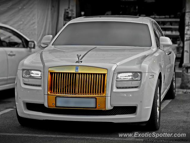 Rolls-Royce Ghost spotted in Chandigarh, India