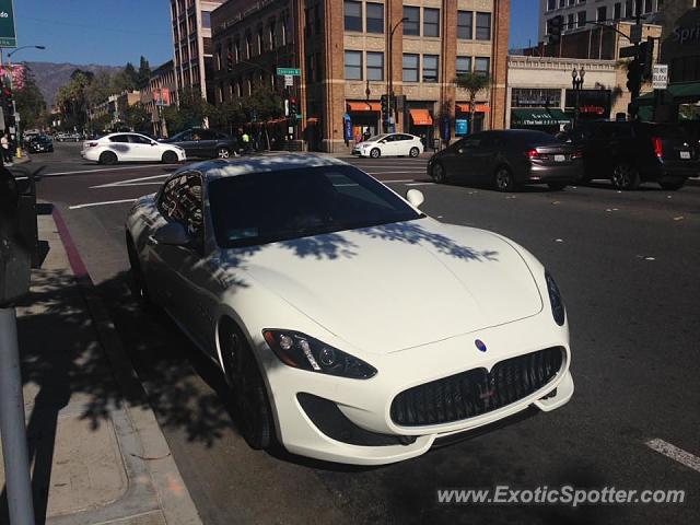 Maserati GranTurismo spotted in Pasadena, California