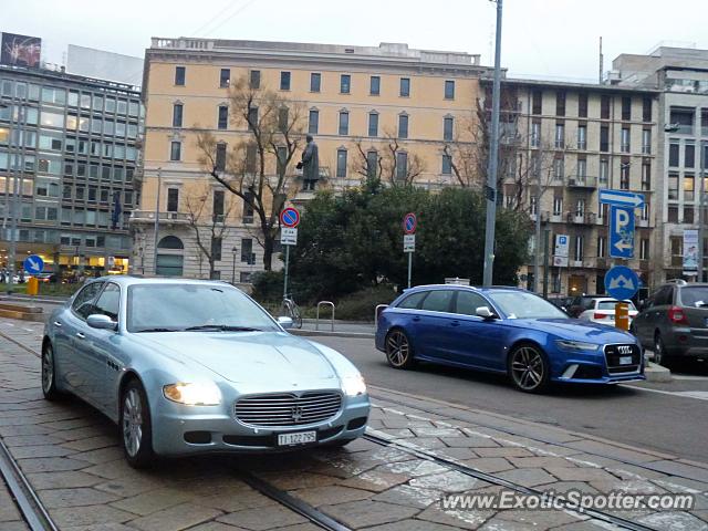 Maserati Quattroporte spotted in Milano, Italy