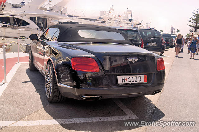 Bentley Continental spotted in Puerto Banus, Spain
