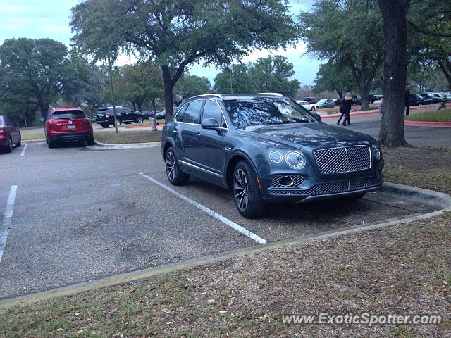 Bentley Bentayga spotted in Austin, Texas