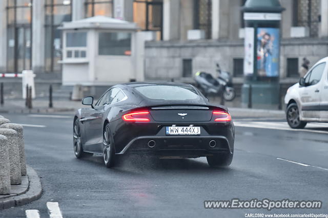 Aston Martin Vanquish spotted in Warsaw, Poland