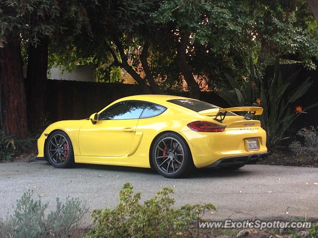 Porsche Cayman GT4 spotted in San Marino, California