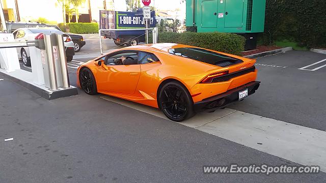 Lamborghini Huracan spotted in Sherman oaks, California