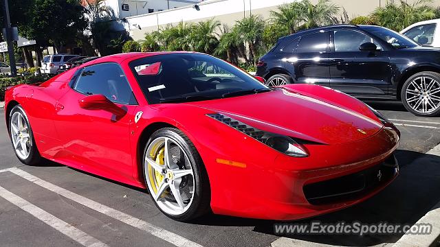 Ferrari 458 Italia spotted in Studio City, California