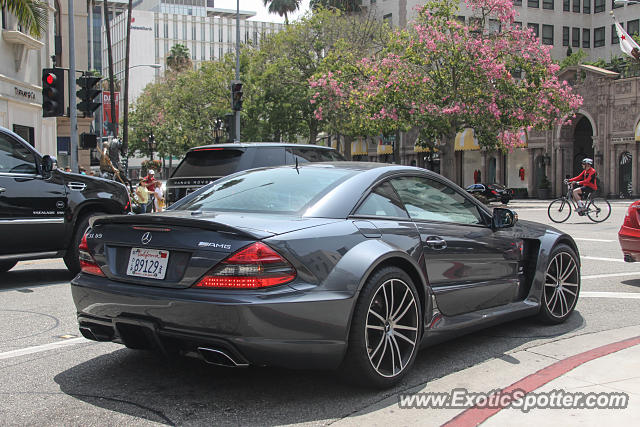 Mercedes SL 65 AMG spotted in Beverly Hills, California