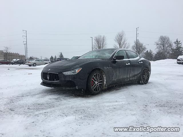 Maserati Ghibli spotted in Madison, Wisconsin