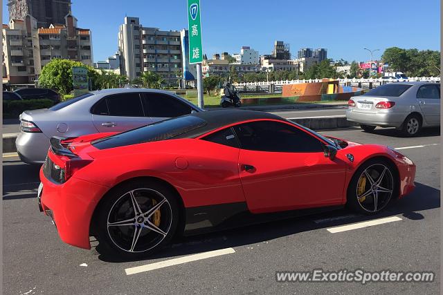 Ferrari 458 Italia spotted in Tainan, Taiwan