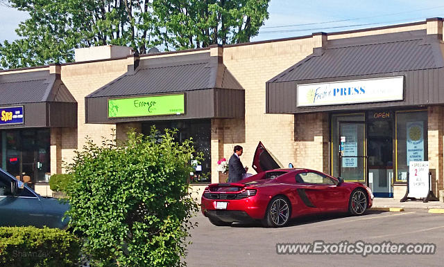 Mclaren MP4-12C spotted in London, Ontario, Canada