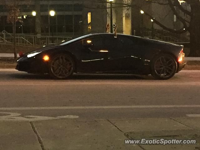 Lamborghini Huracan spotted in Bloomington, Indiana