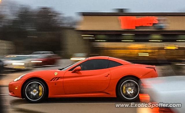 Ferrari California spotted in Bloomington, Indiana