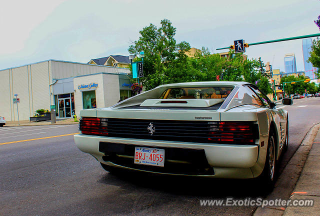Ferrari Testarossa spotted in Calgary, Canada