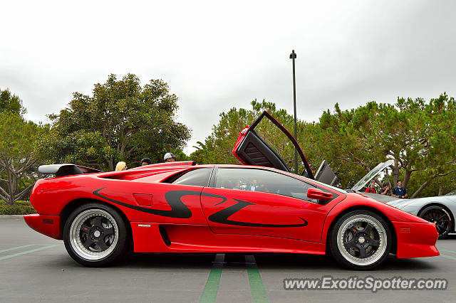 Lamborghini Diablo spotted in Newport Beach, California