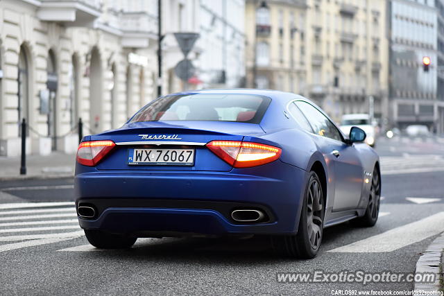 Maserati GranTurismo spotted in Warsaw, Poland