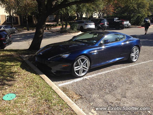 Aston Martin DB9 spotted in Austin, Texas