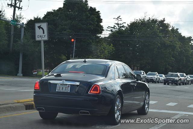 Rolls-Royce Ghost spotted in Northbrook, Illinois