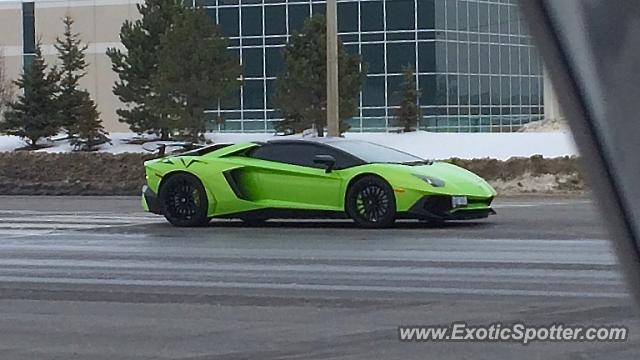 Lamborghini Aventador spotted in Brampton, Canada