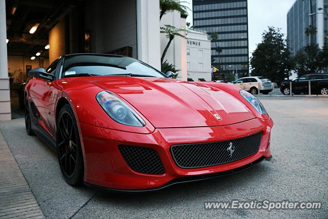 Ferrari 599GTO spotted in Beverly Hills, California