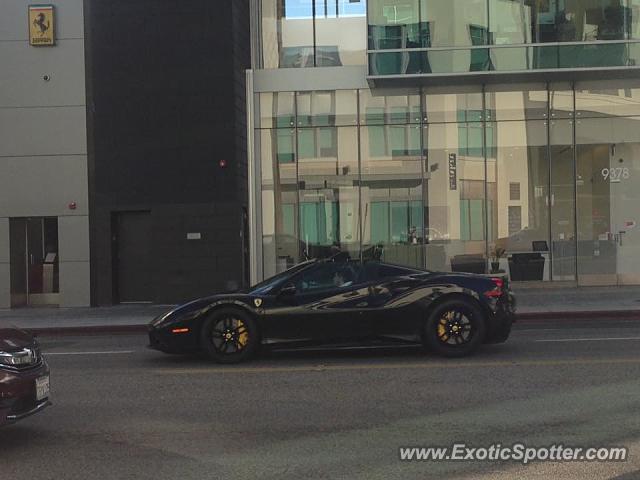 Ferrari 488 GTB spotted in Beverly Hills, California