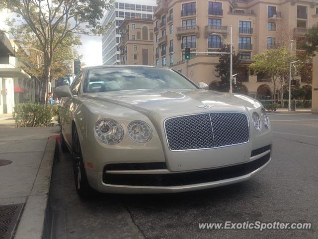 Bentley Flying Spur spotted in Beverly Hills, California
