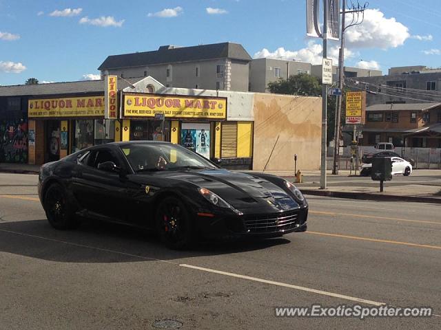 Ferrari 599GTB spotted in Hollywood, California
