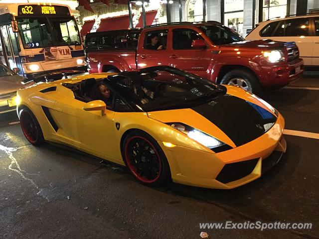 Lamborghini Gallardo spotted in Manhattan, New York