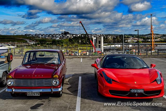 Ferrari 458 Italia spotted in Silverdale, New Zealand