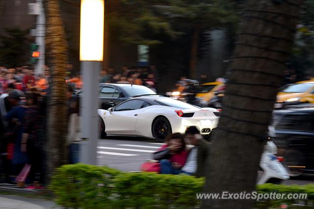Ferrari 458 Italia spotted in Taipei, Taiwan