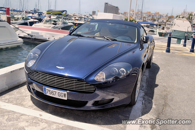 Aston Martin DB9 spotted in Puerto Banus, Spain