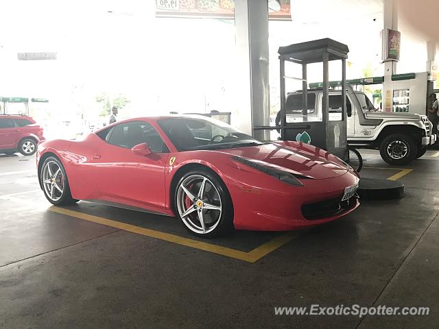 Ferrari 458 Italia spotted in Fortaleza, Brazil