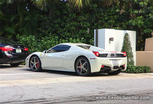 Ferrari 458 Italia spotted in Fort Lauderdale, Florida