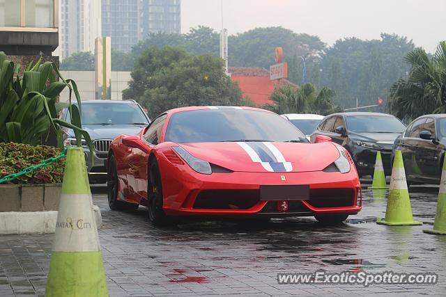 Ferrari 458 Italia spotted in Jakarta, Indonesia