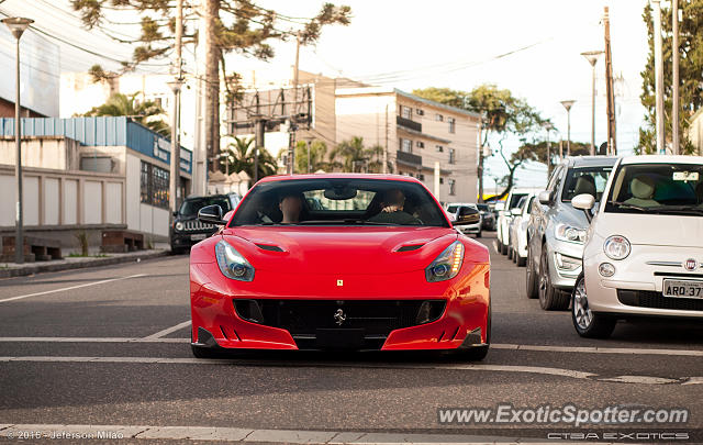 Ferrari F12 spotted in Curitiba, Brazil