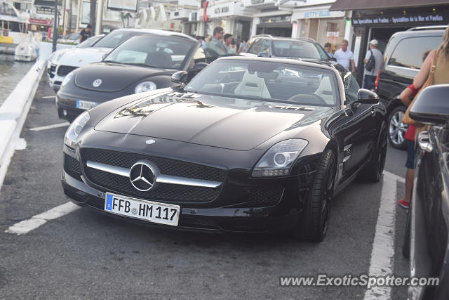 Mercedes SLS AMG spotted in Puerto Banus, Spain