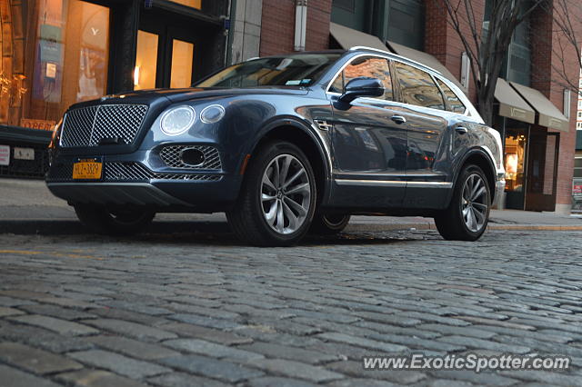 Bentley Bentayga spotted in Manhattan, New York