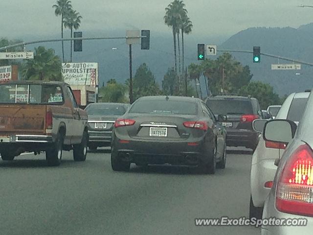 Maserati Ghibli spotted in San Gabriel, United States