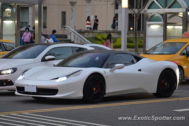 Ferrari 458 Italia spotted in Taipei, Taiwan