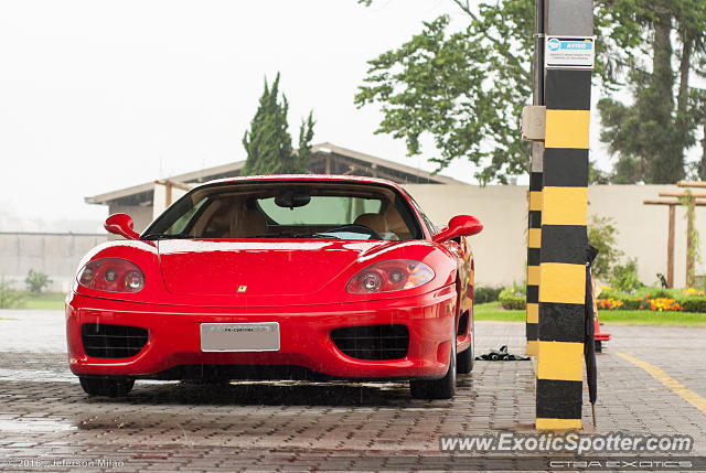 Ferrari 360 Modena spotted in Curitiba, Brazil
