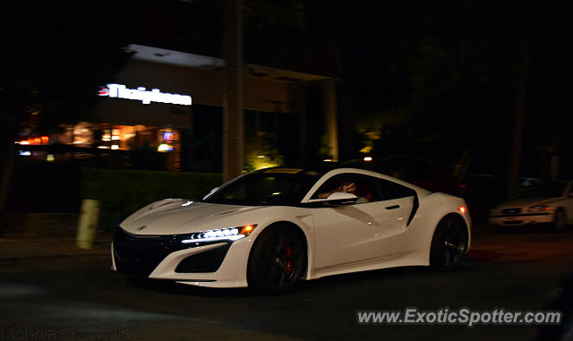 Acura NSX spotted in Raleigh, North Carolina