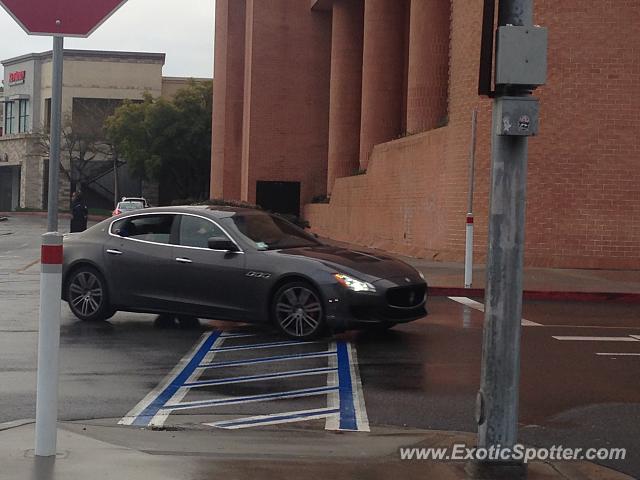 Maserati Quattroporte spotted in Arcadia, California