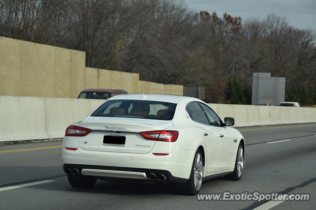 Maserati Quattroporte spotted in Hunterdon County, New Jersey