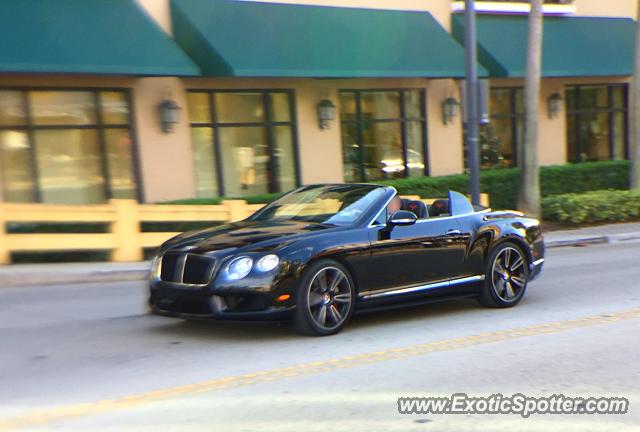 Bentley Continental spotted in Fort Lauderdale, Florida