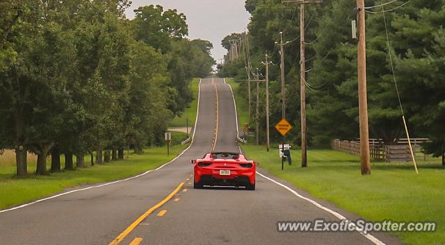 Ferrari 488 GTB spotted in Colts Neck, New Jersey
