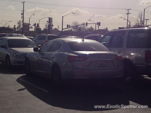 Maserati Ghibli spotted in Temple City, California