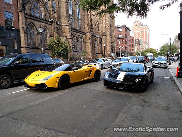 Lamborghini Gallardo spotted in Boston, Massachusetts