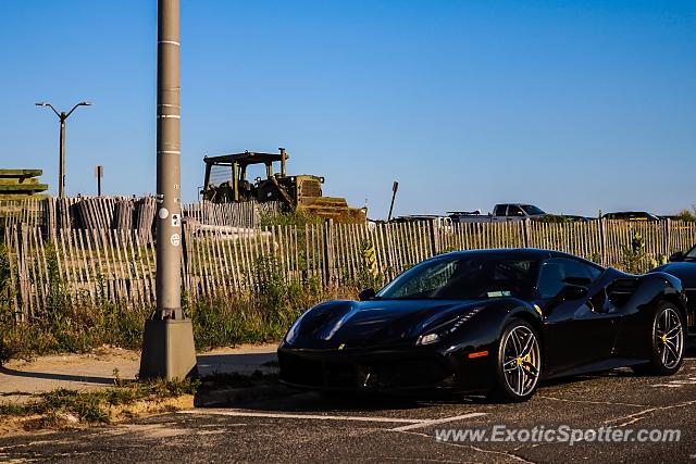 Ferrari 488 GTB spotted in Asbury Park, New Jersey