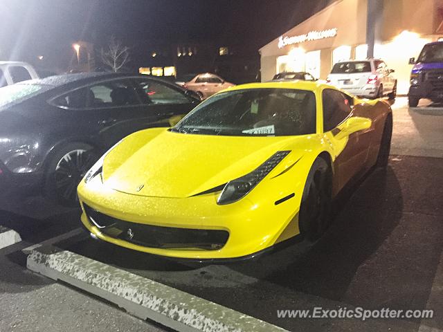 Ferrari 458 Italia spotted in Bloomington, Indiana