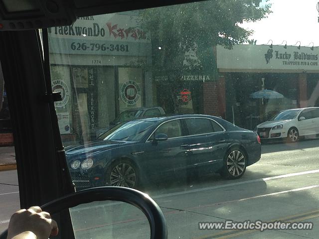 Bentley Flying Spur spotted in Pasadena, California