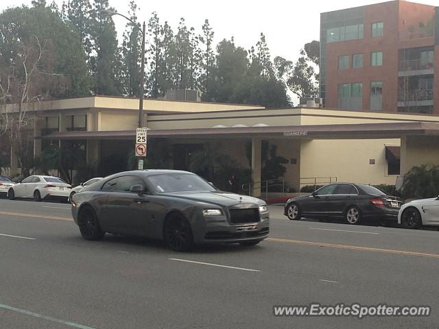 Rolls-Royce Wraith spotted in Pasadena, California