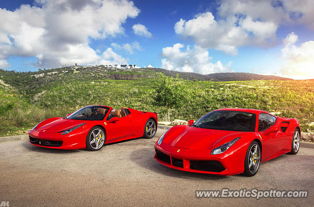 Ferrari 488 GTB spotted in Haifa, Israel